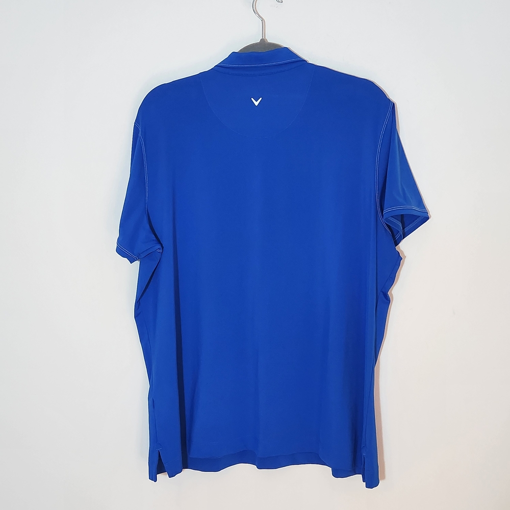Callaway Womens Blue Golf Polo with Zipper Neckline Size XXL - Picture 4 of 9